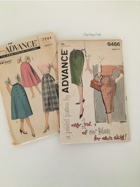 1940s, 1950s, vintage sewing patterns